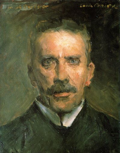 Portrait of the Poet Josef Ruederer by Lovis Corinth